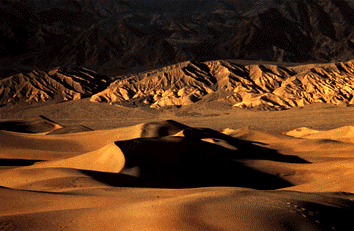 Sand dunes in Death Valley, California